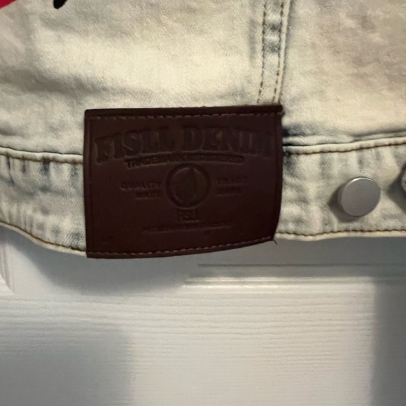 Chicago Bulls Jean Jacket FISLL DENIM - Picture 10 of 10